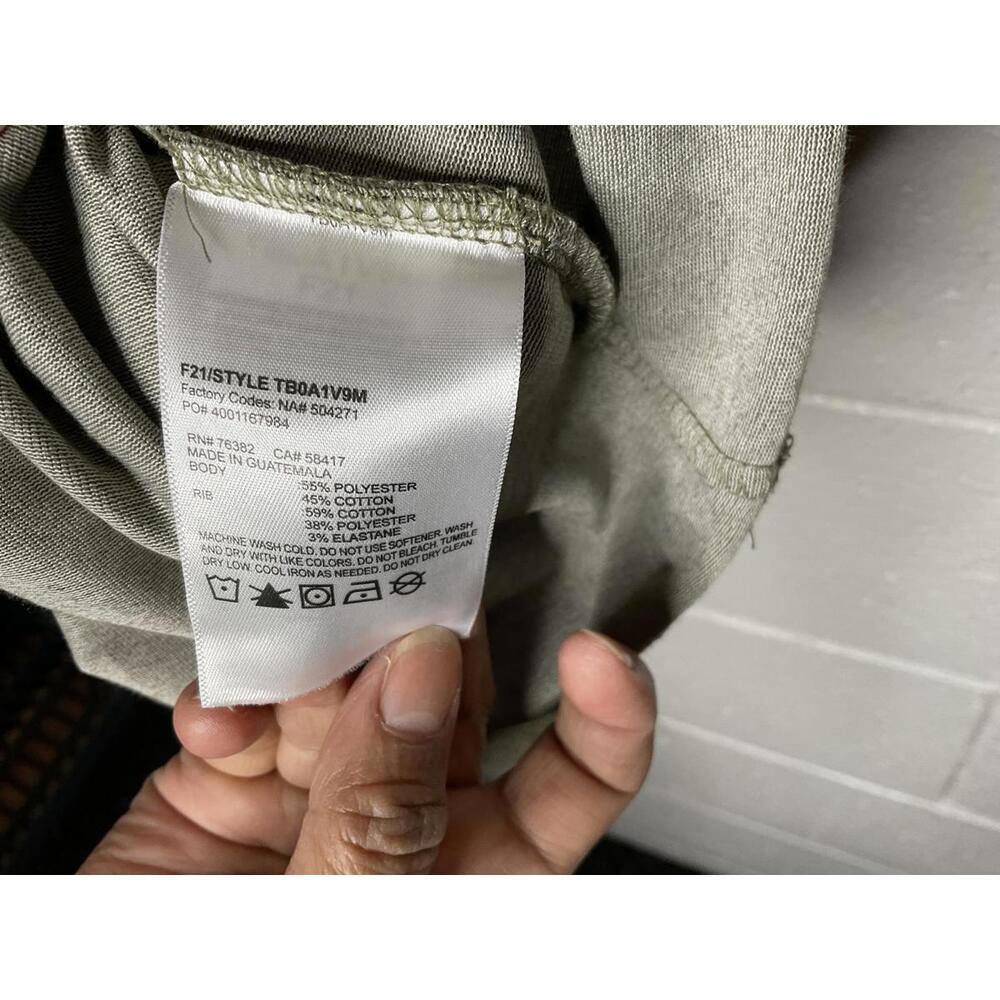 < Timberland Pro WickWork Olive Green Tee > - Picture 4 of 5